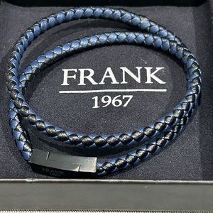 New in Box - Frank 1967 - Double Wrap Men's  Leather Bracelet